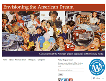 Tablet Screenshot of envisioningtheamericandream.com